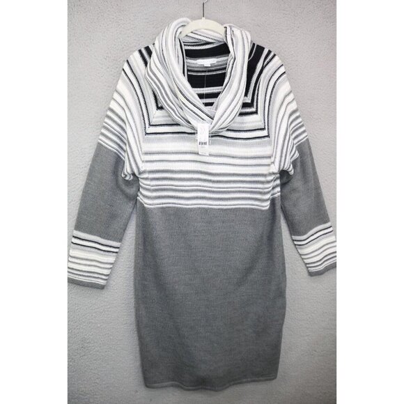 New York & Co. Cowl Neck Sweater Dress-Size Large-New w/Tags-Very Soft - Picture 1 of 11